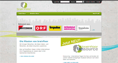 Desktop Screenshot of brainfloor.com